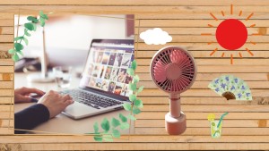 1人1台携帯扇風機がおすすめ！USB充電式で快適なデスクワークをしよう！